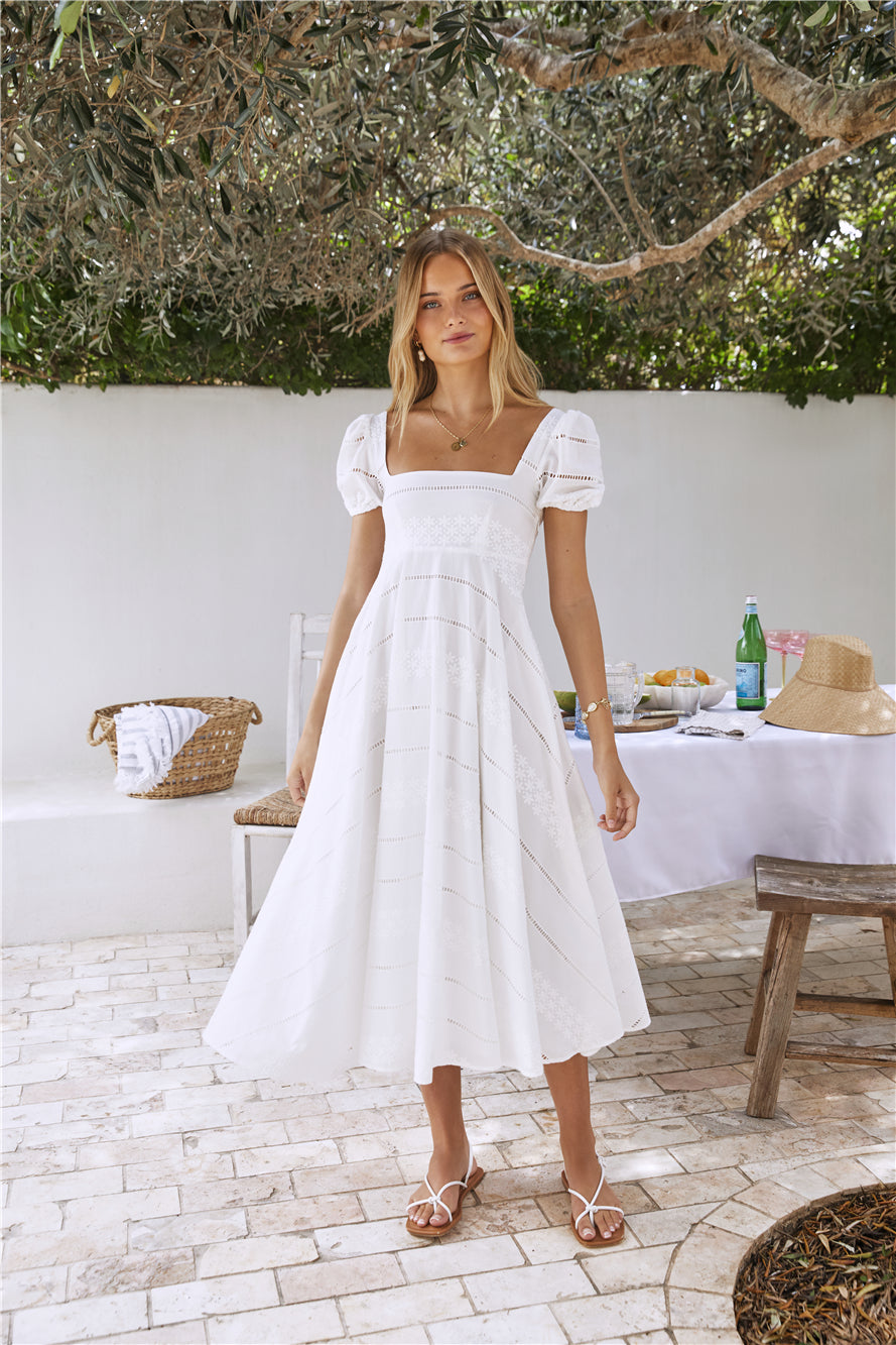 Robe Longue Femme avec Détails en Dentelle Lucyle