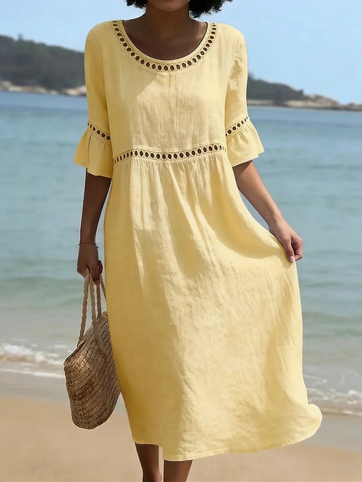 Robe Longue Femme avec Effet Ventre Plat Lucyle