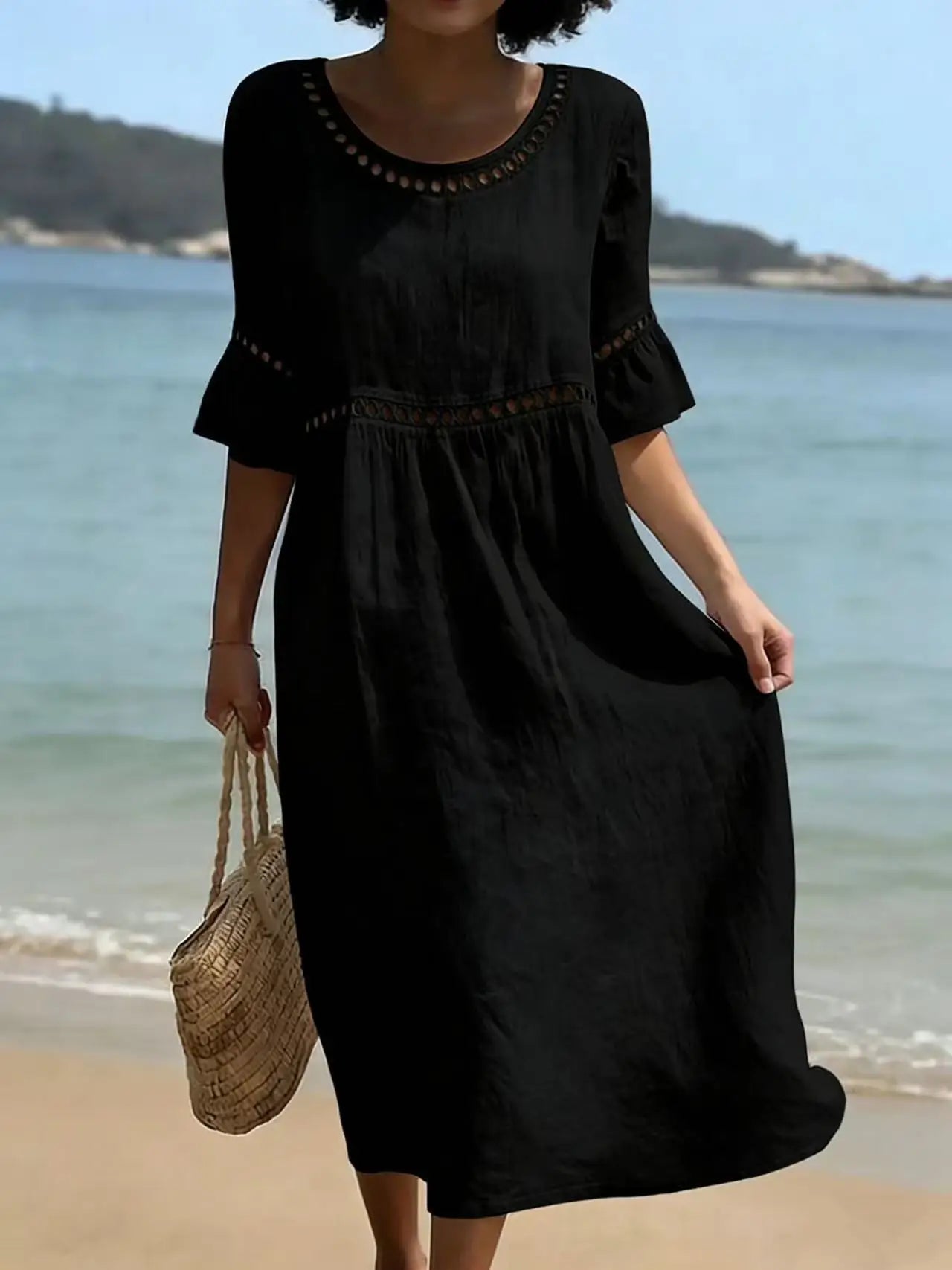 Robe Longue Femme avec Effet Ventre Plat Lucyle