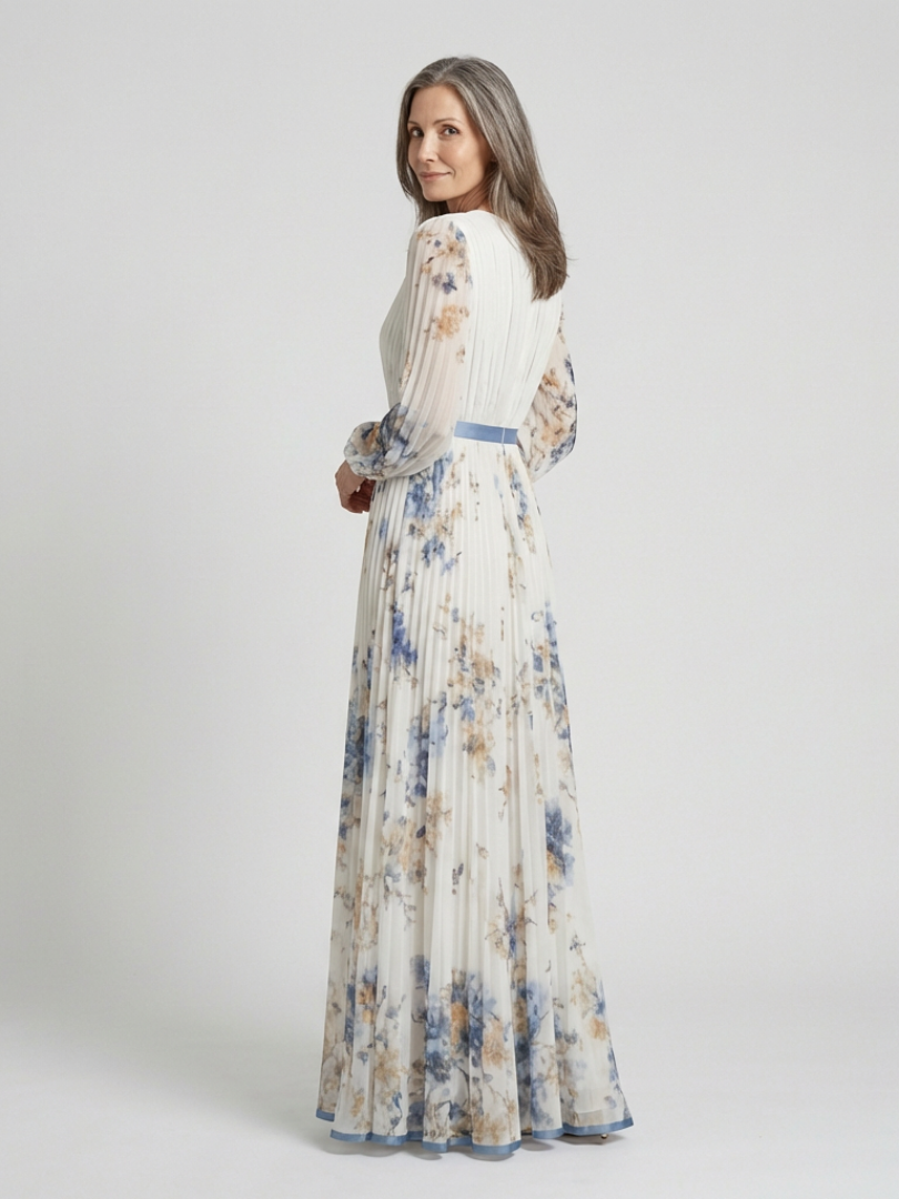 Robe Longue Femme avec Imprimé Floral Lucyle