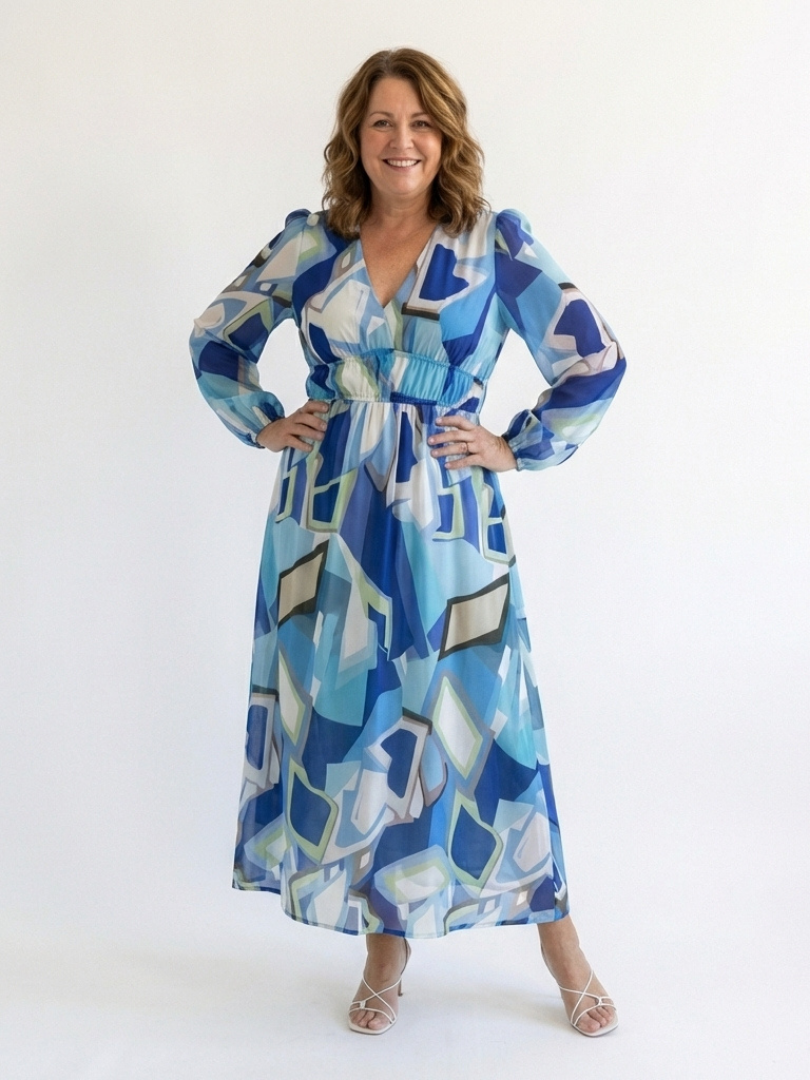 Robe Longue Femme avec Imprimé Floral Lucyle