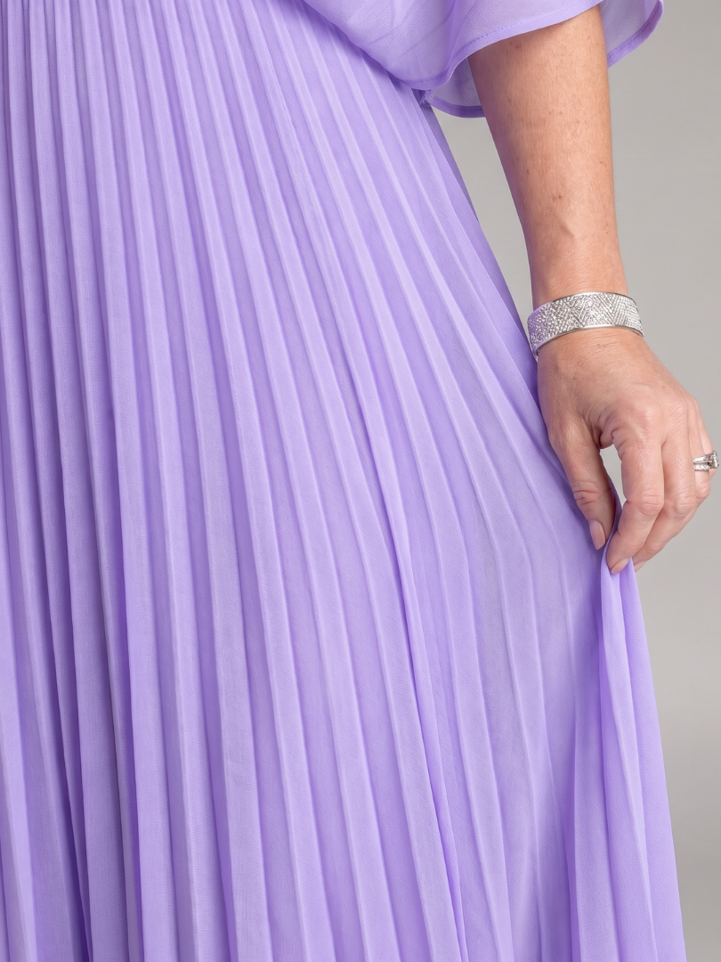 Robe Longue Femme avec Manches Longues et Col V Lucyle