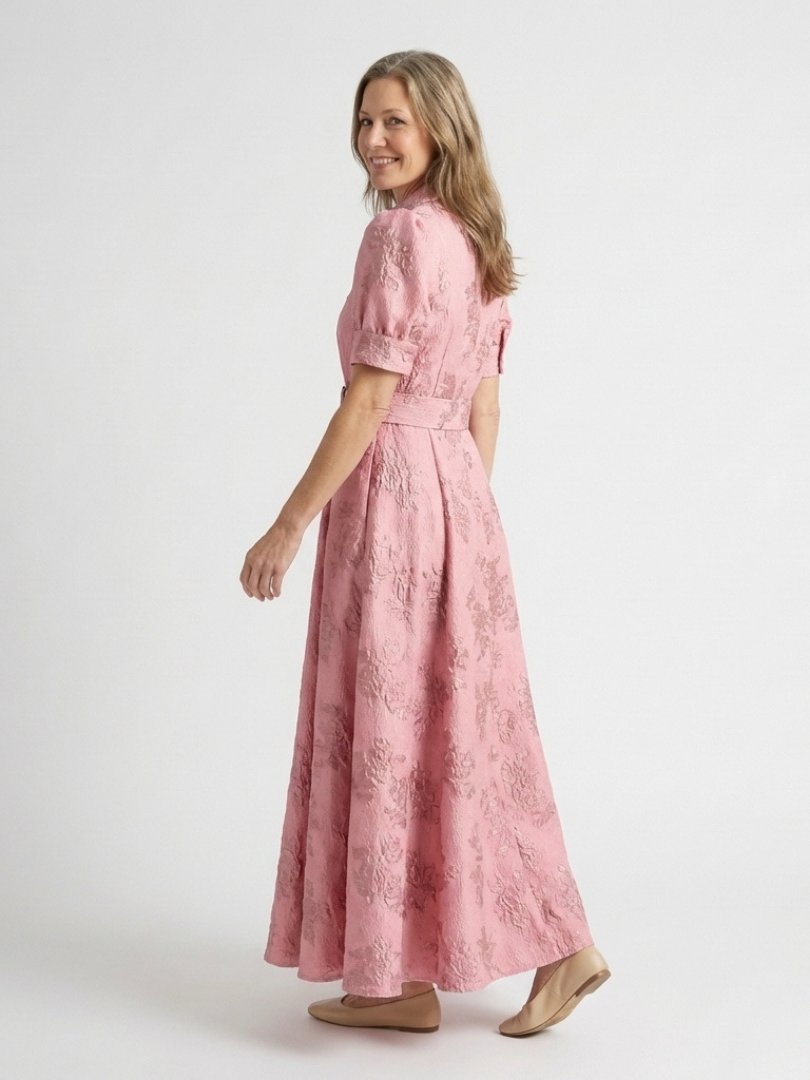 Robe Longue Femme avec Motif Fleurie Lucyle