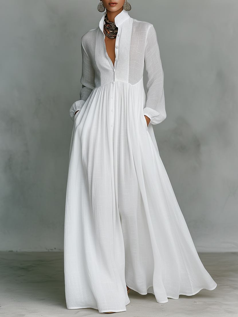 Robe Longue Femme avec Silhouette Élégante Lucyle