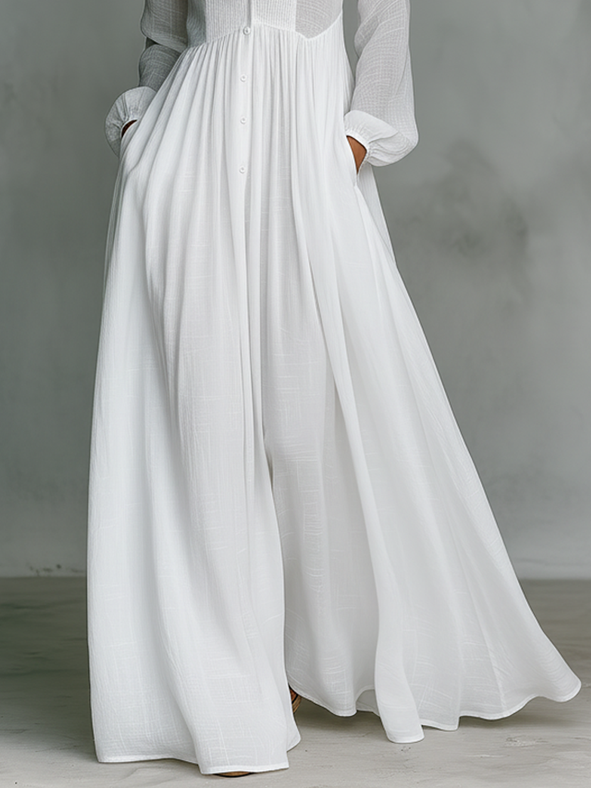 Robe Longue Femme avec Silhouette Élégante Lucyle