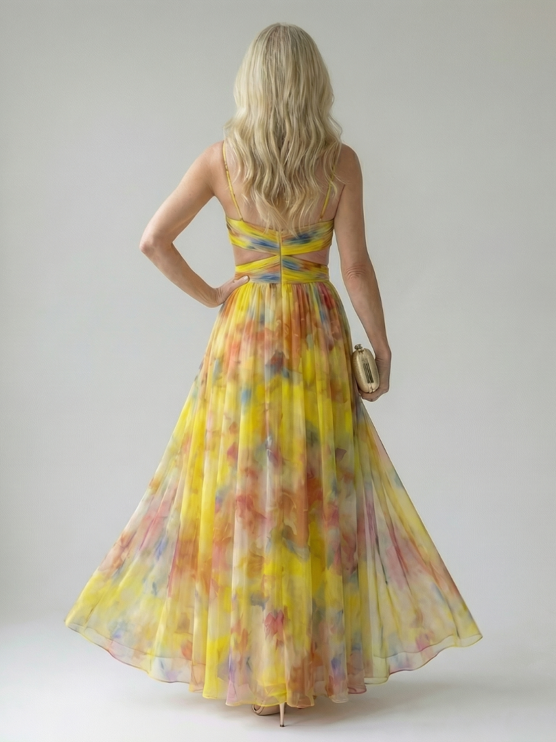 Robe Longue Portefeuille Femme avec Coupe Flatteuse Lucyle