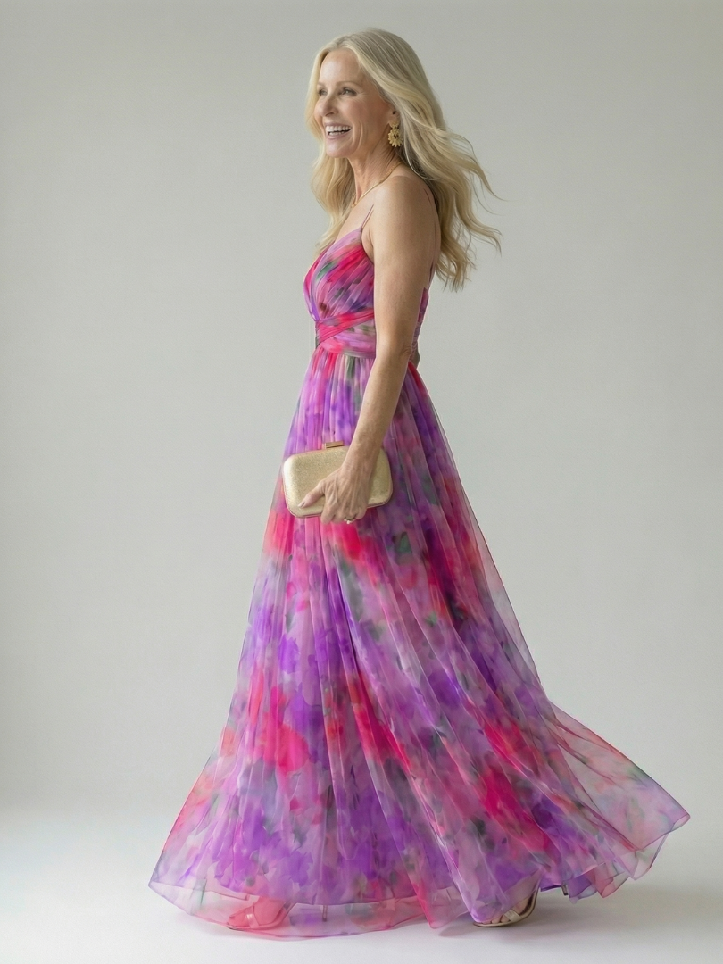 Robe Longue Portefeuille Femme avec Coupe Flatteuse Lucyle