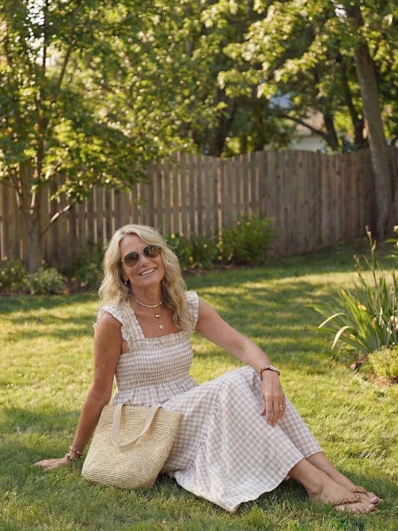 Robe Maxi Femme avec Corsage Smocké Lucyle