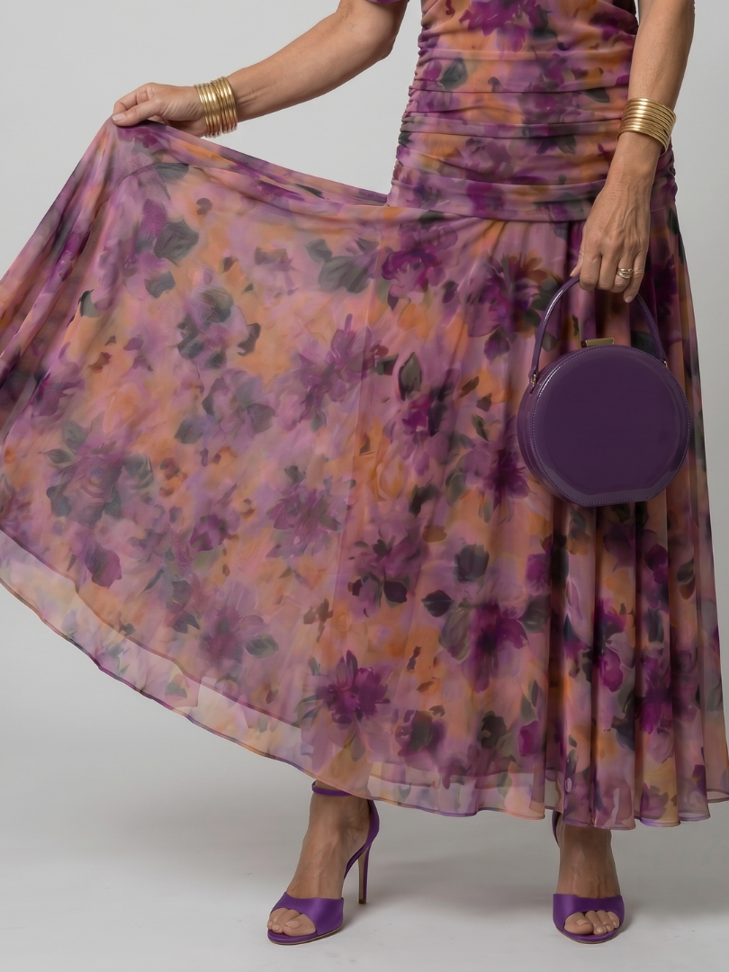 Robe Midi Femme à Épaules Dénudées avec Décolleté Drapé Lucyle