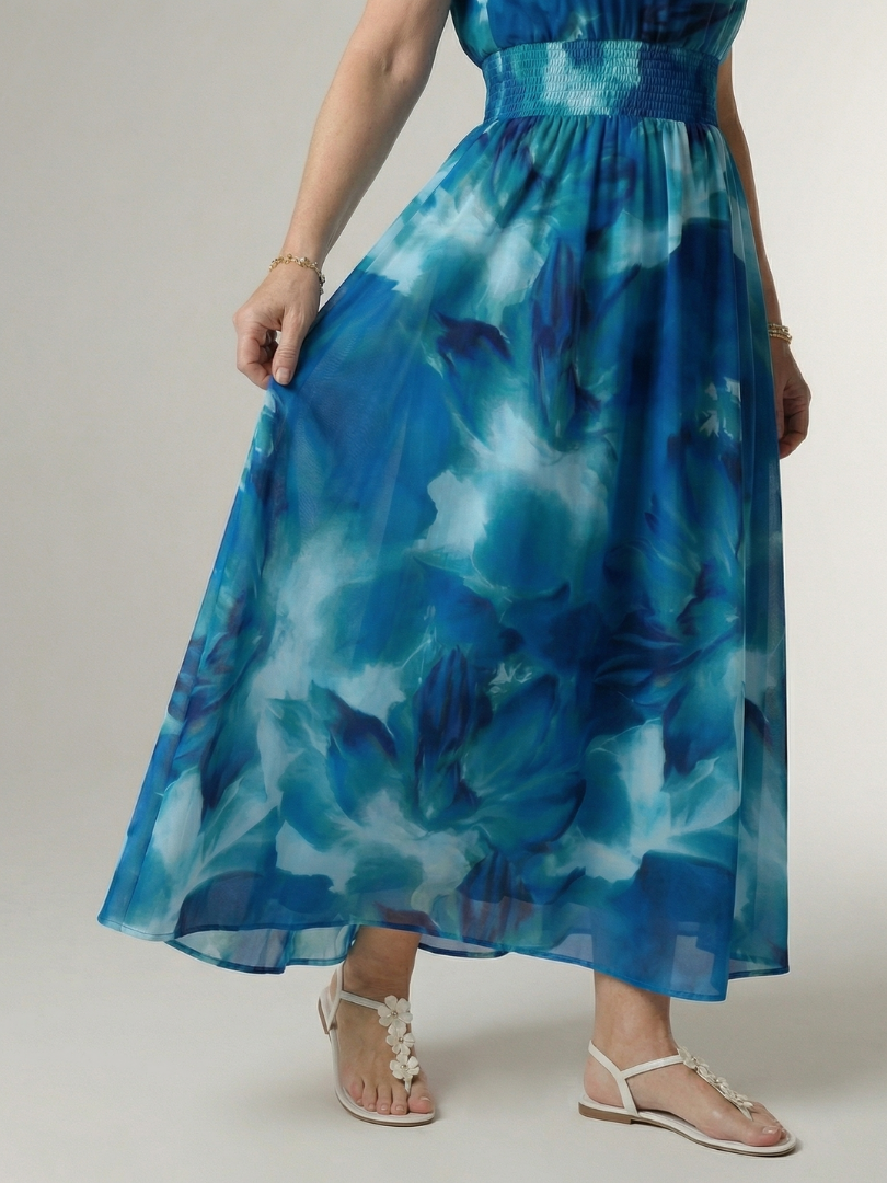 Robe Midi Femme avec Décolleté Dos Nu Lucyle