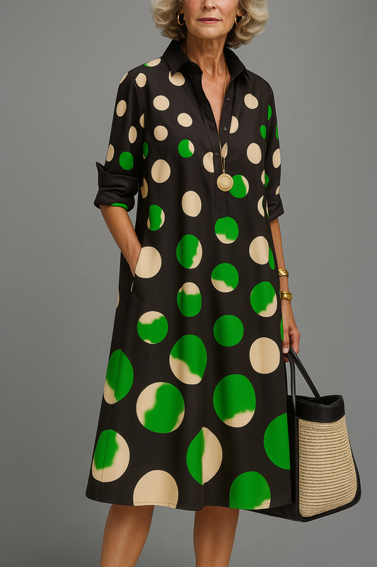 Robe Midi Femme avec Silhouette Fluide Lucyle