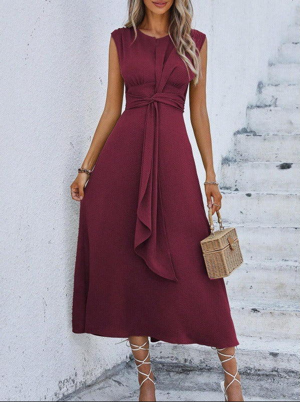 Robe Midi Femme avec Taille Ajustable Lucyle