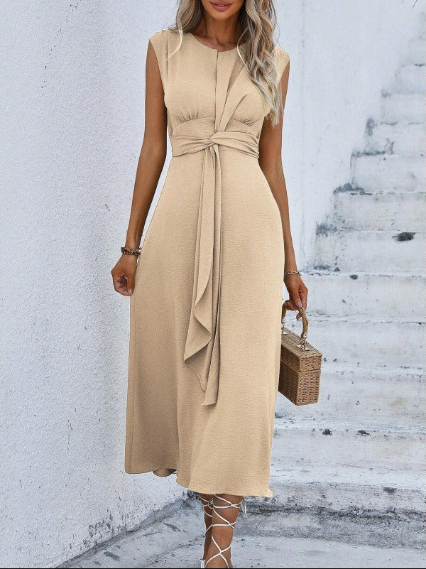 Robe Midi Femme avec Taille Ajustable Lucyle