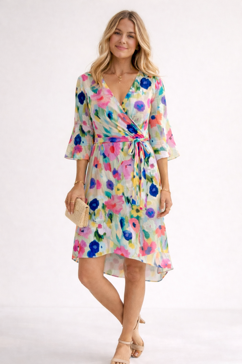 Robe Mini Femme avec Imprimé Floral Lucyle
