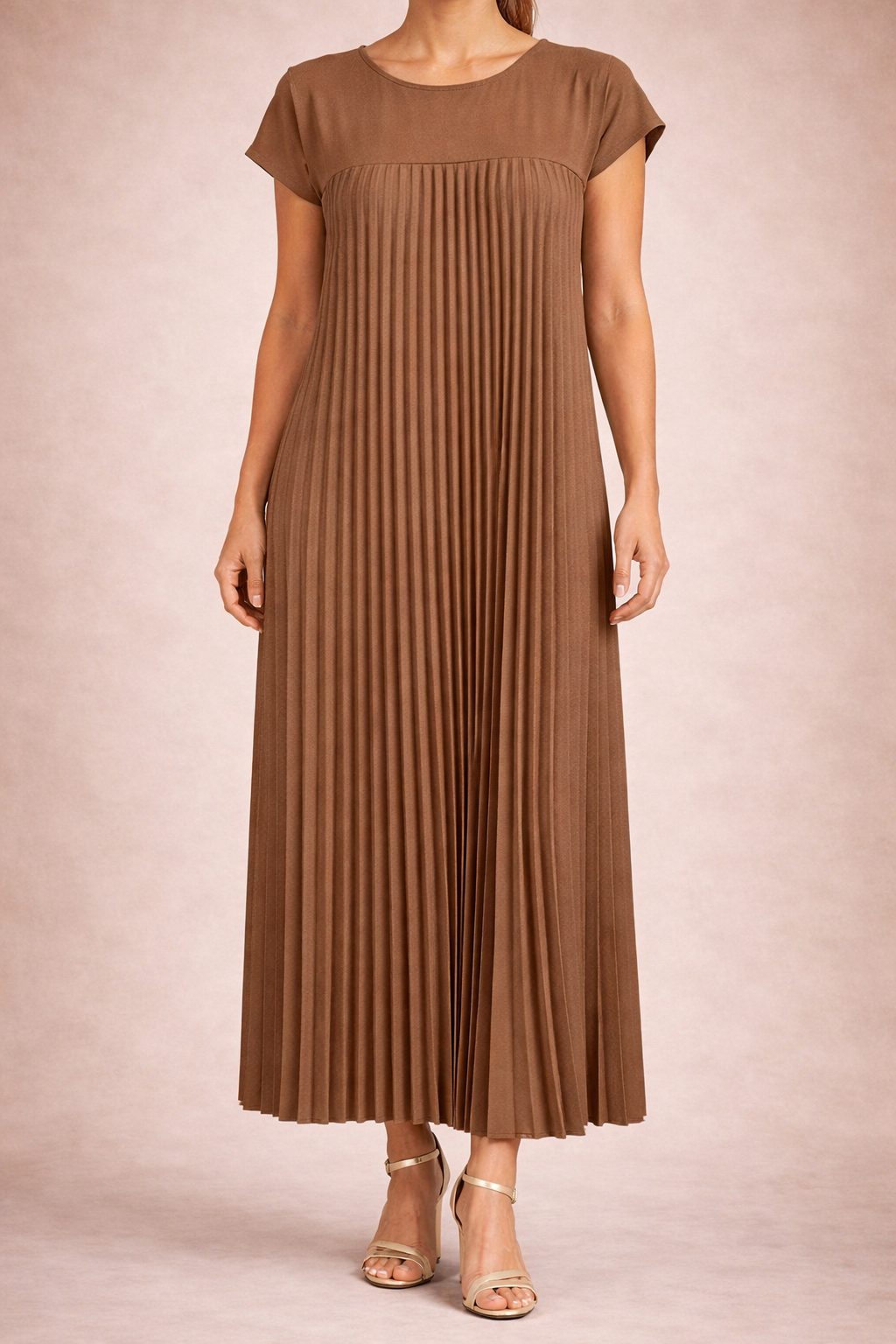 Robe Plissée Femme avec Coupe Aérienne Lucyle