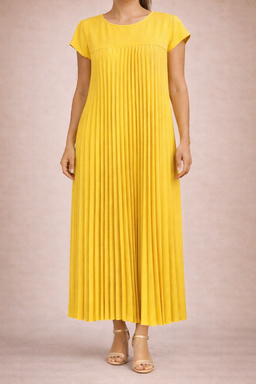 Robe Plissée Femme avec Coupe Aérienne Lucyle