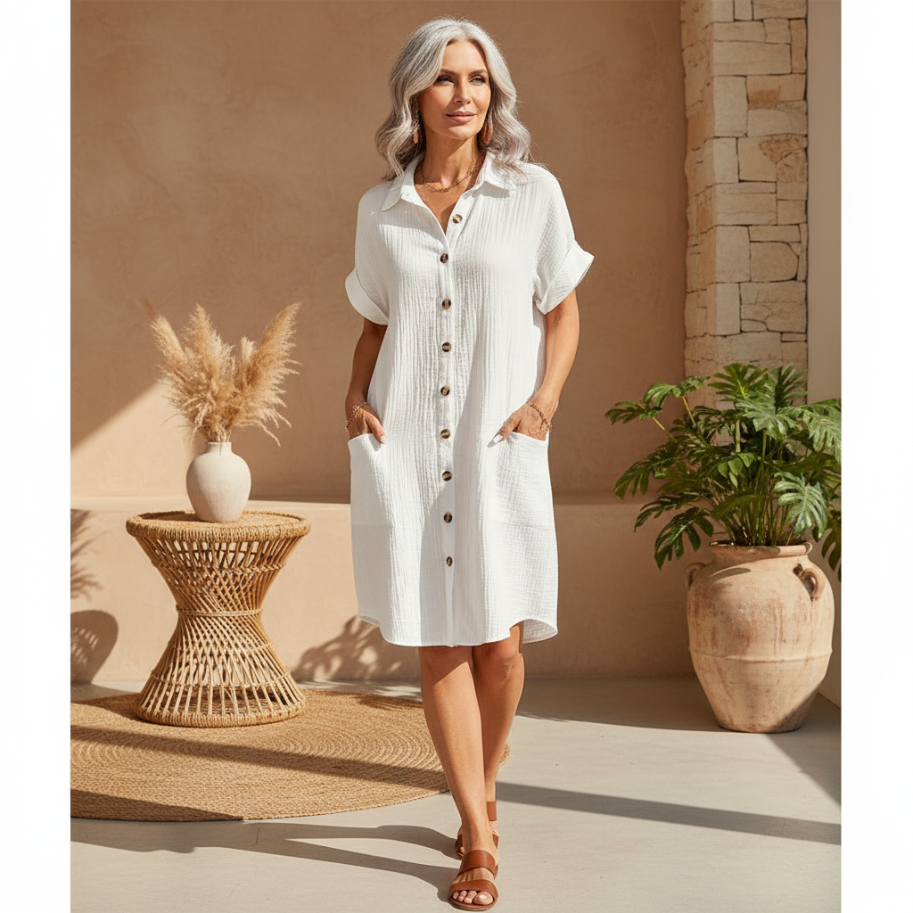 Robe Polo Femme avec Col Classique Lucyle