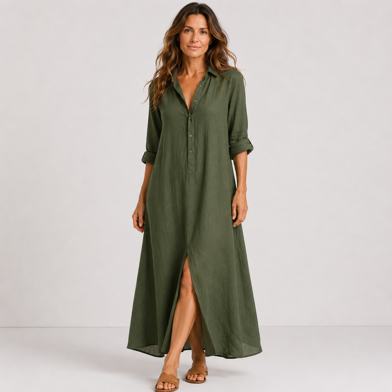 Robe d'Été Femme avec Coupe Longue et Fluide Lucyle