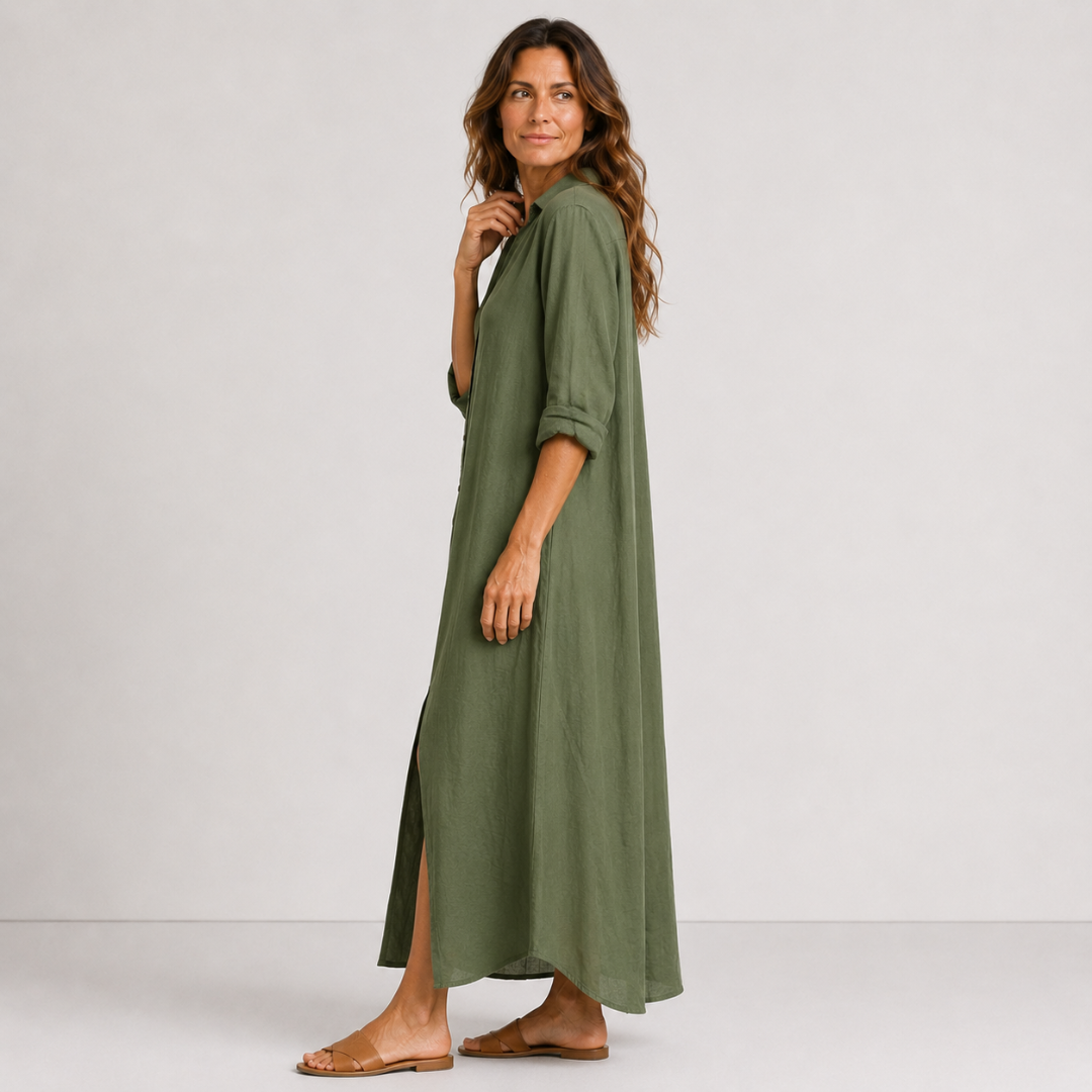 Robe d'Été Femme avec Coupe Longue et Fluide Lucyle