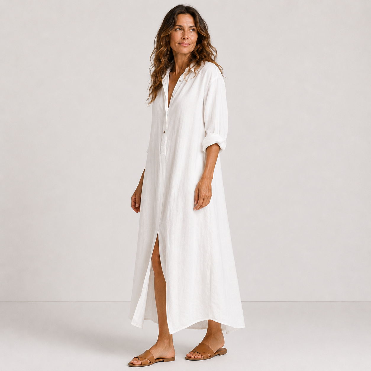 Robe d'Été Femme avec Coupe Longue et Fluide Lucyle