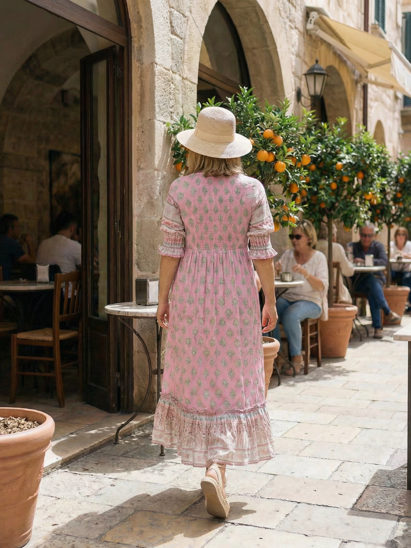 Robe d'été Femme avec Décolleté en V Lucyle