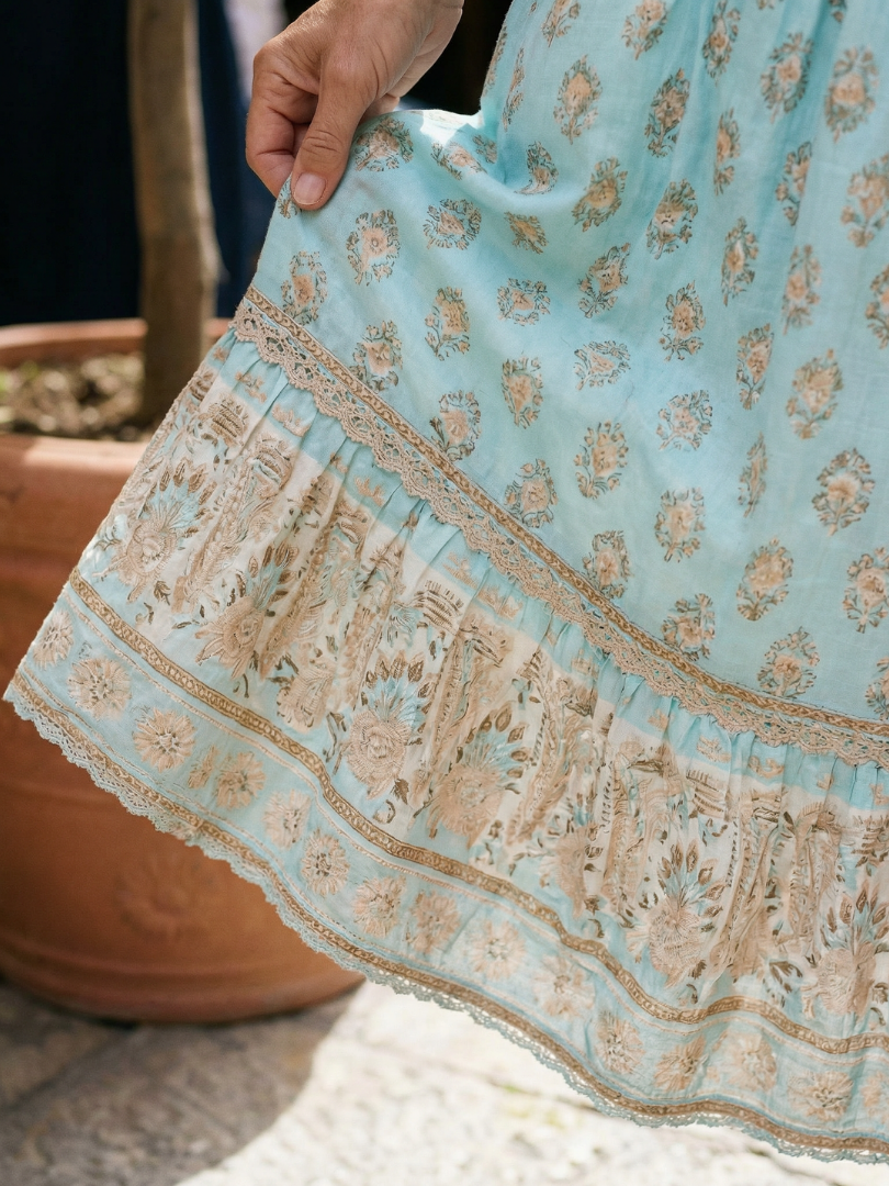 Robe d'été Femme avec Décolleté en V Lucyle