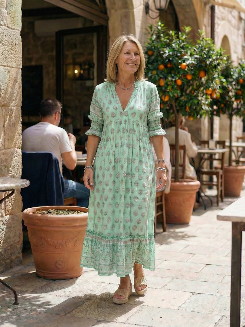 Robe d'été Femme avec Décolleté en V Lucyle