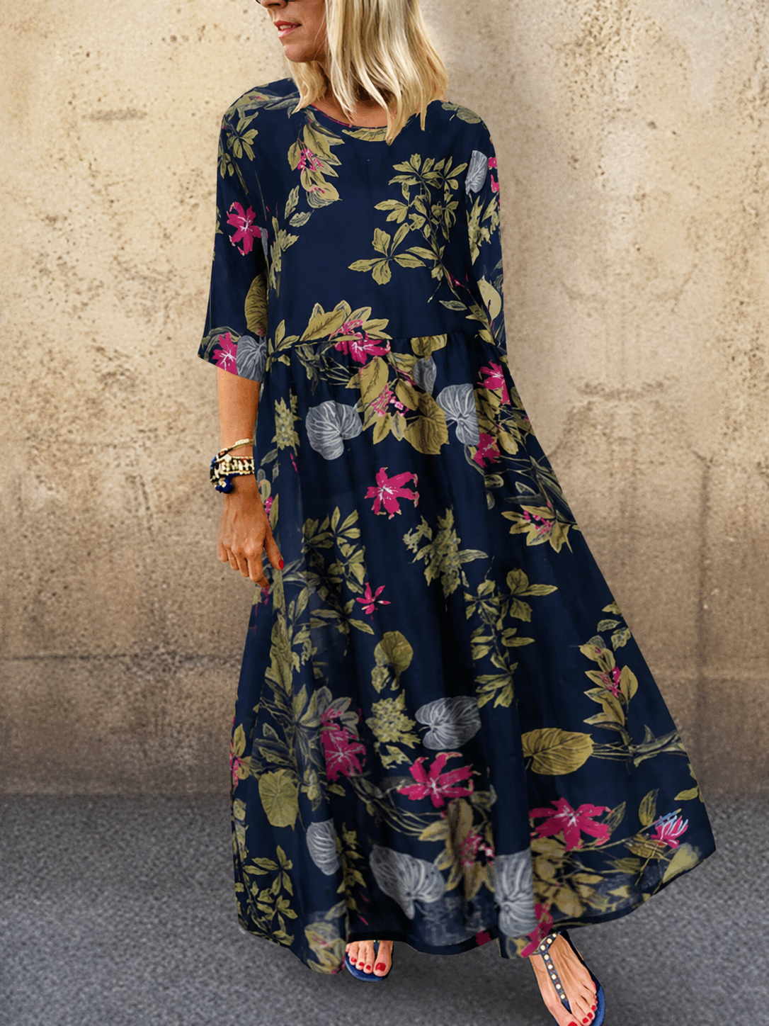Robe d'été Femme avec Imprimé Floral Lucyle