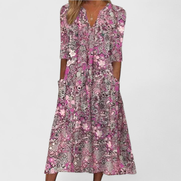 Robe d'été Femme avec Imprimé Floral Lucyle
