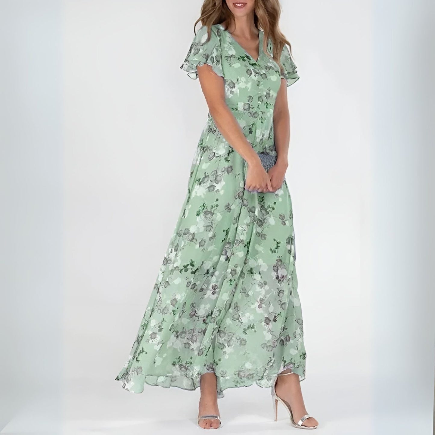 Robe d'été Femme avec Silhouette Élégante Lucyle