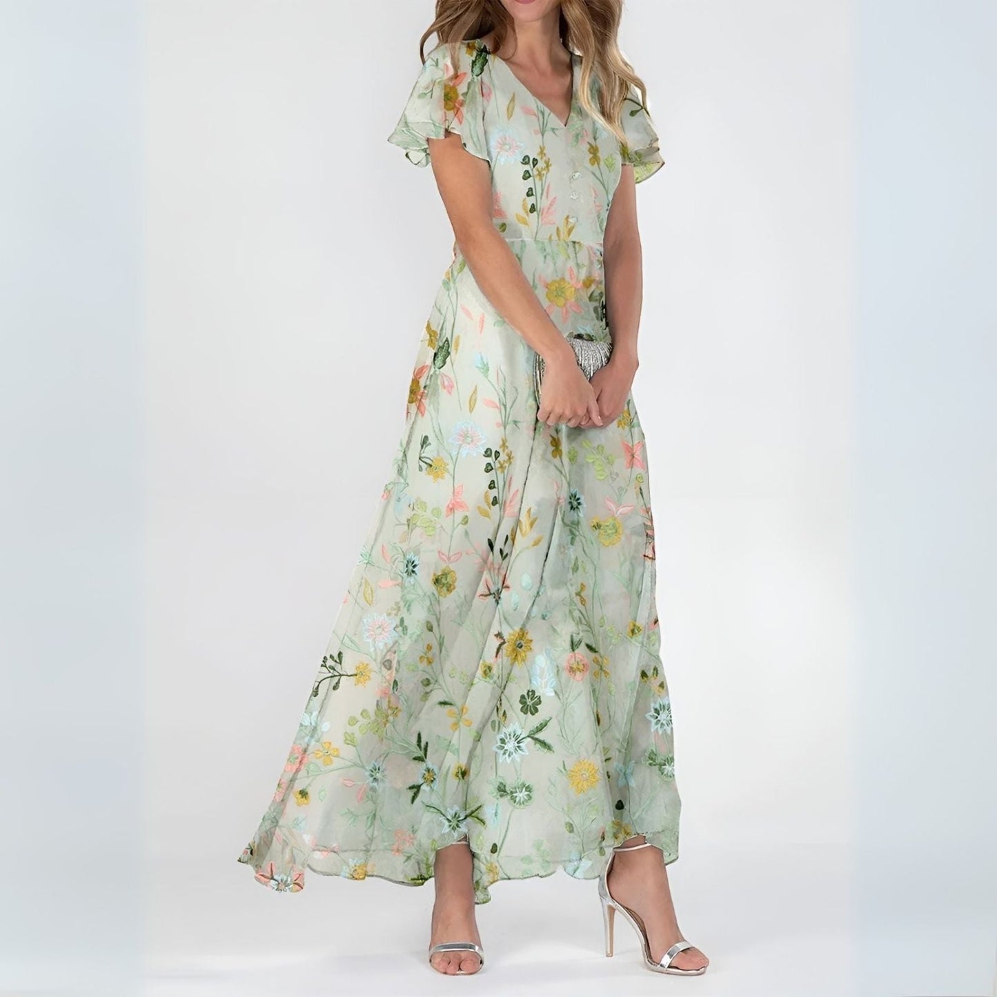 Robe d'été Femme avec Silhouette Élégante Lucyle