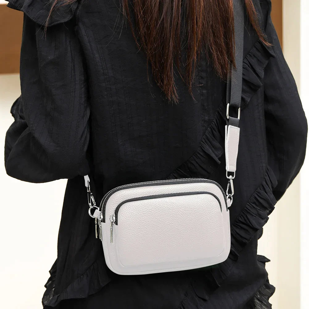 Sac Bandoulière Femme avec Cuir Véritable Lucyle