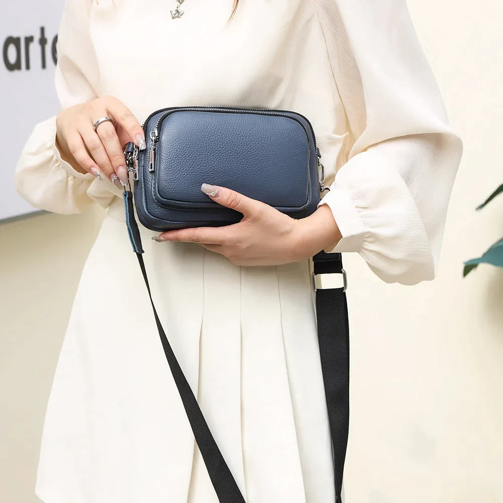 Sac Bandoulière Femme avec Cuir Véritable Lucyle