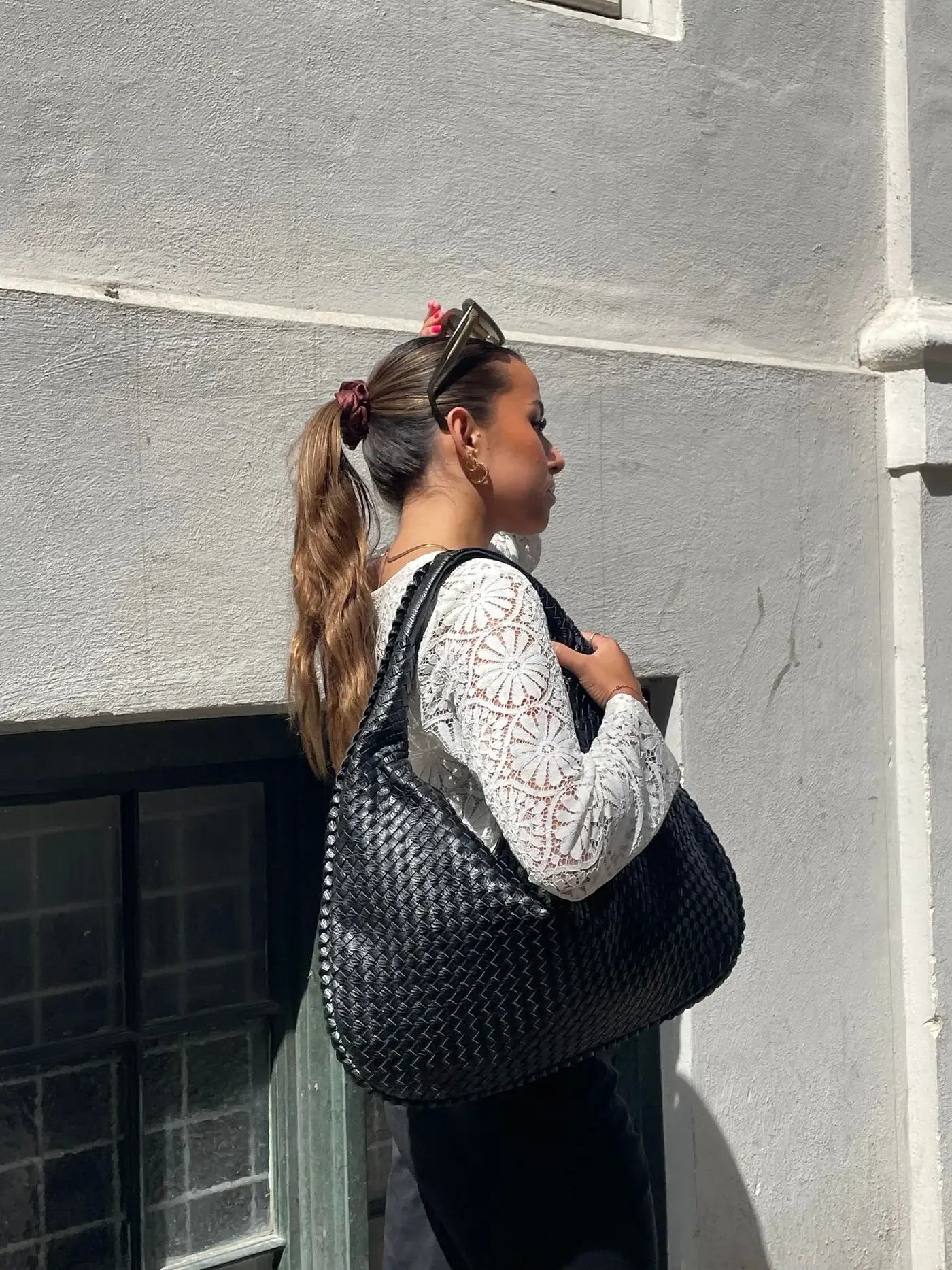 Sac Bandoulière Femme avec Design Tressé Lucyle