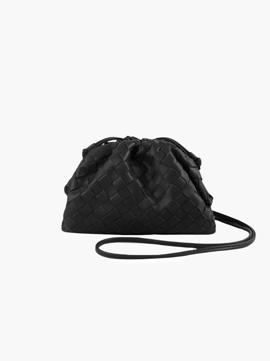Sac Bandoulière Femme avec Motif Tissé en Cuir Lucyle