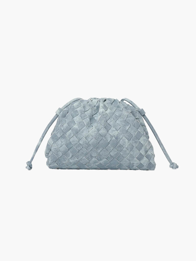 Sac Bandoulière Femme avec Motif Tissé en Cuir Lucyle