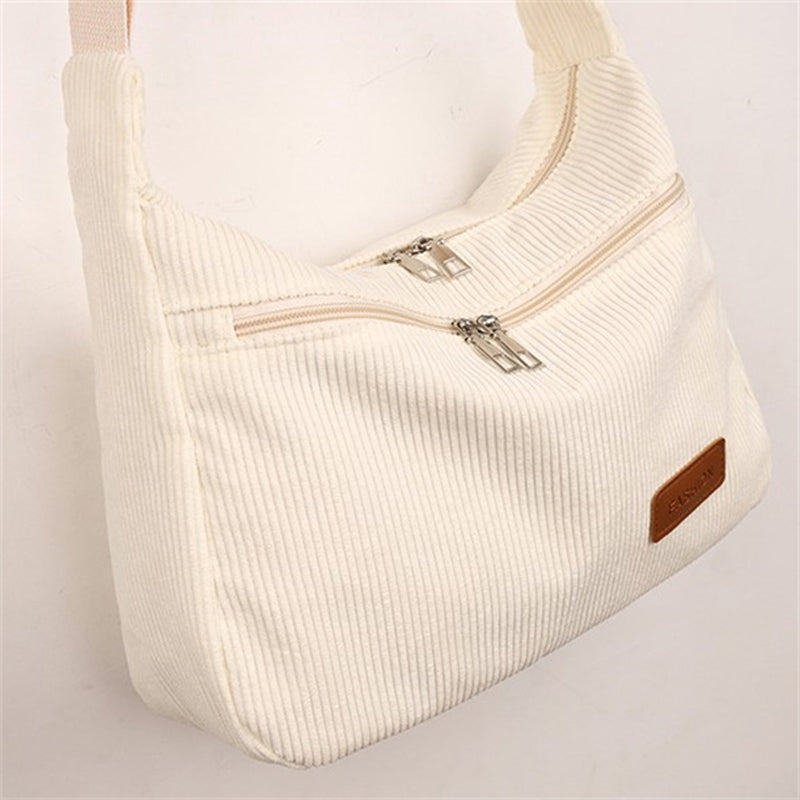 Sac Bandoulière Femme avec Velours Côtelé Lucyle