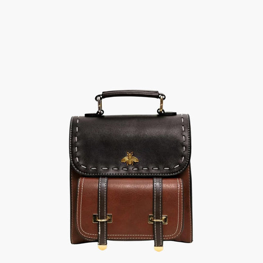 Sac à Dos Femme avec Design Vintage en Cuir Végétalien Lucyle