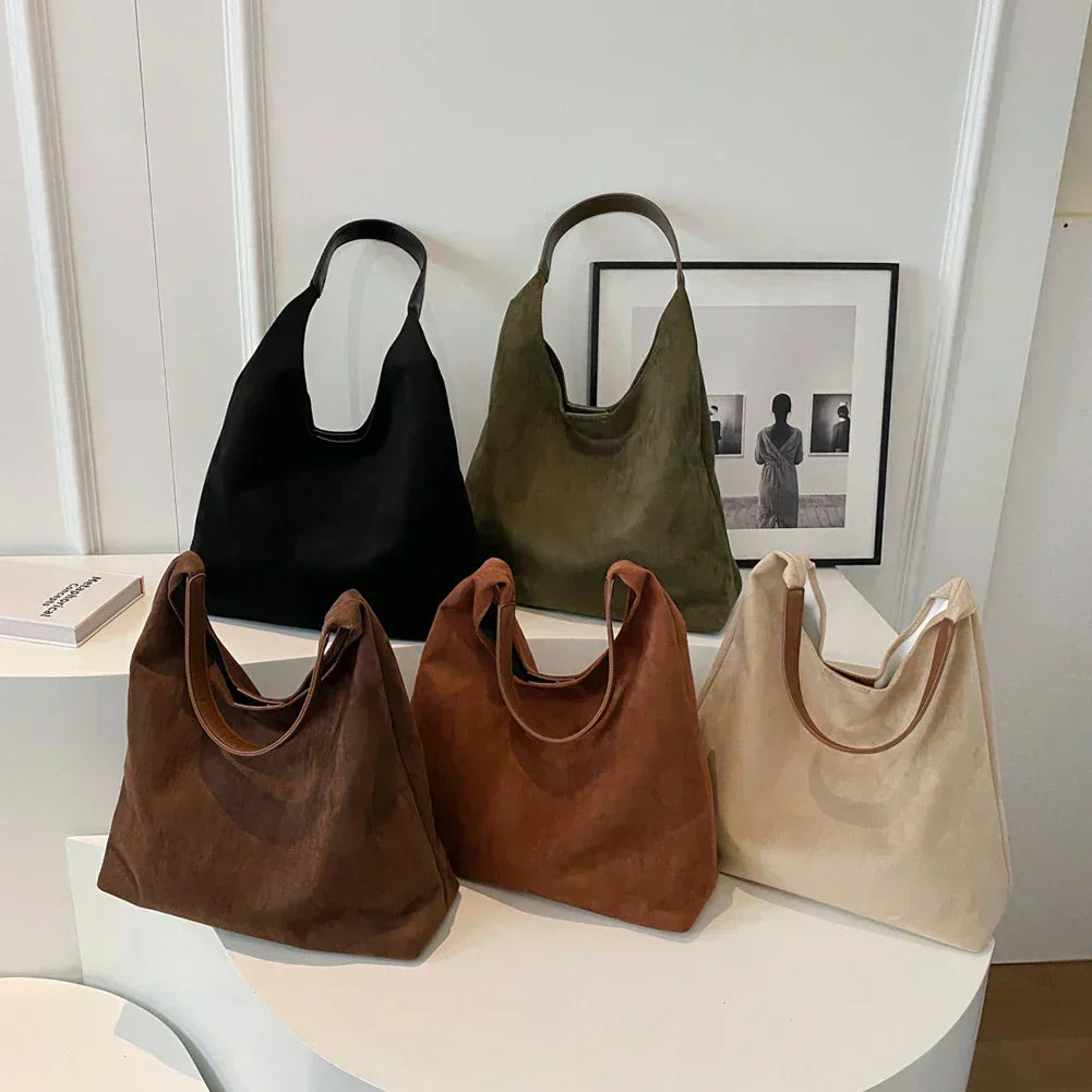 Sac à Main Femme avec Design Élégant en Daim Lucyle