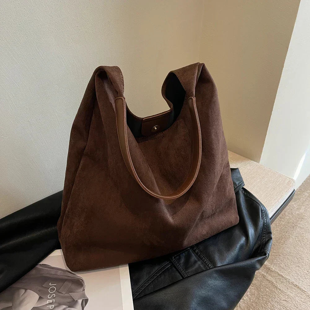 Sac à Main Femme avec Design Élégant en Daim Lucyle