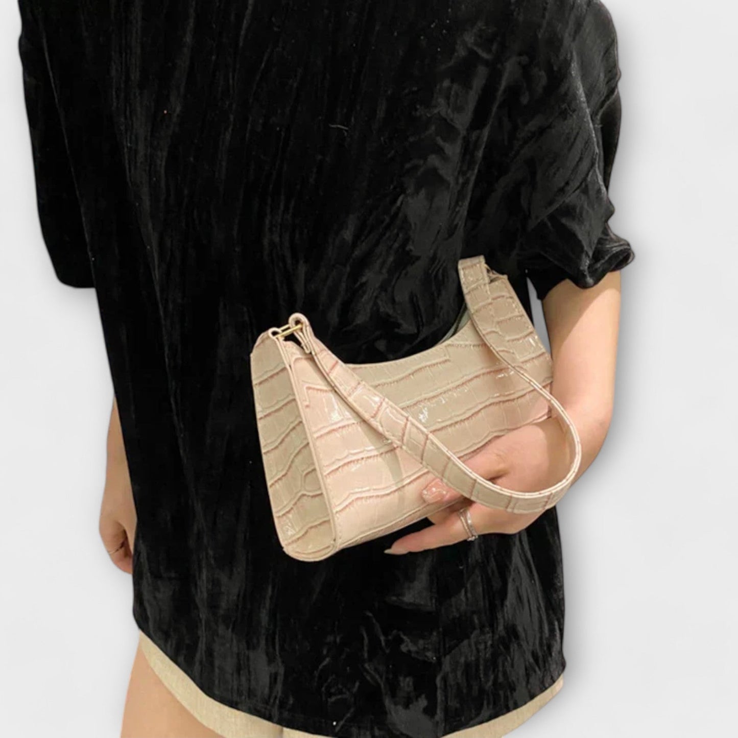 Sac en Cuir Femme avec Finition Brillante Lucyle