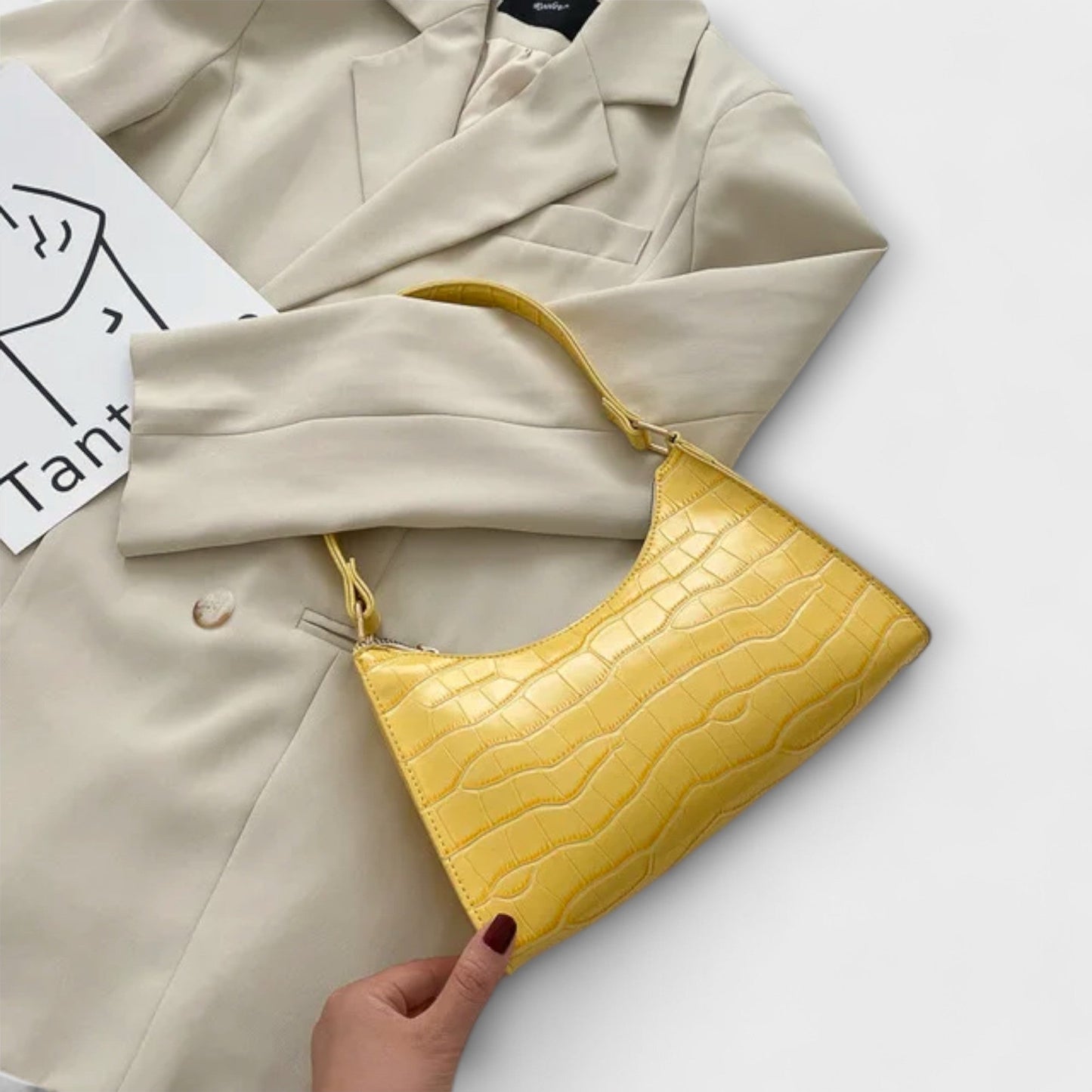 Sac en Cuir Femme avec Finition Brillante Lucyle