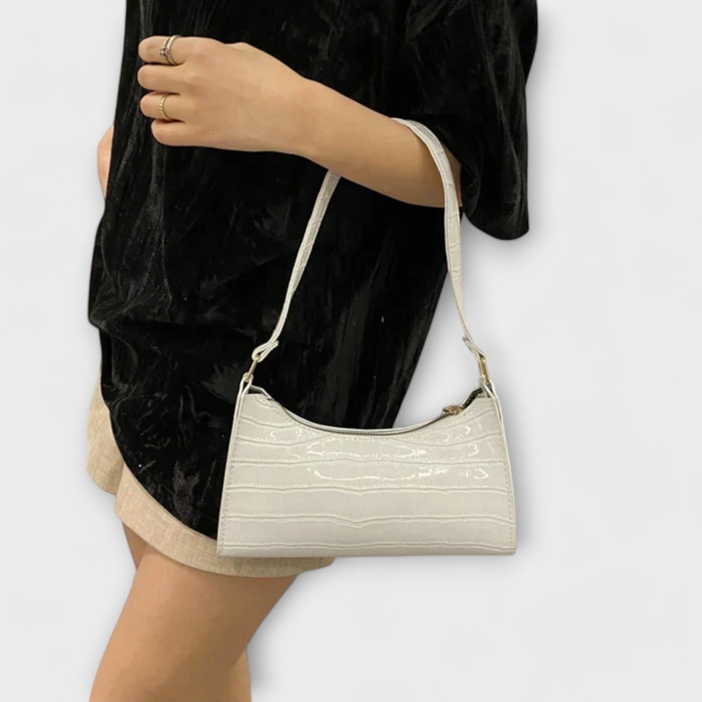 Sac en Cuir Femme avec Finition Brillante Lucyle