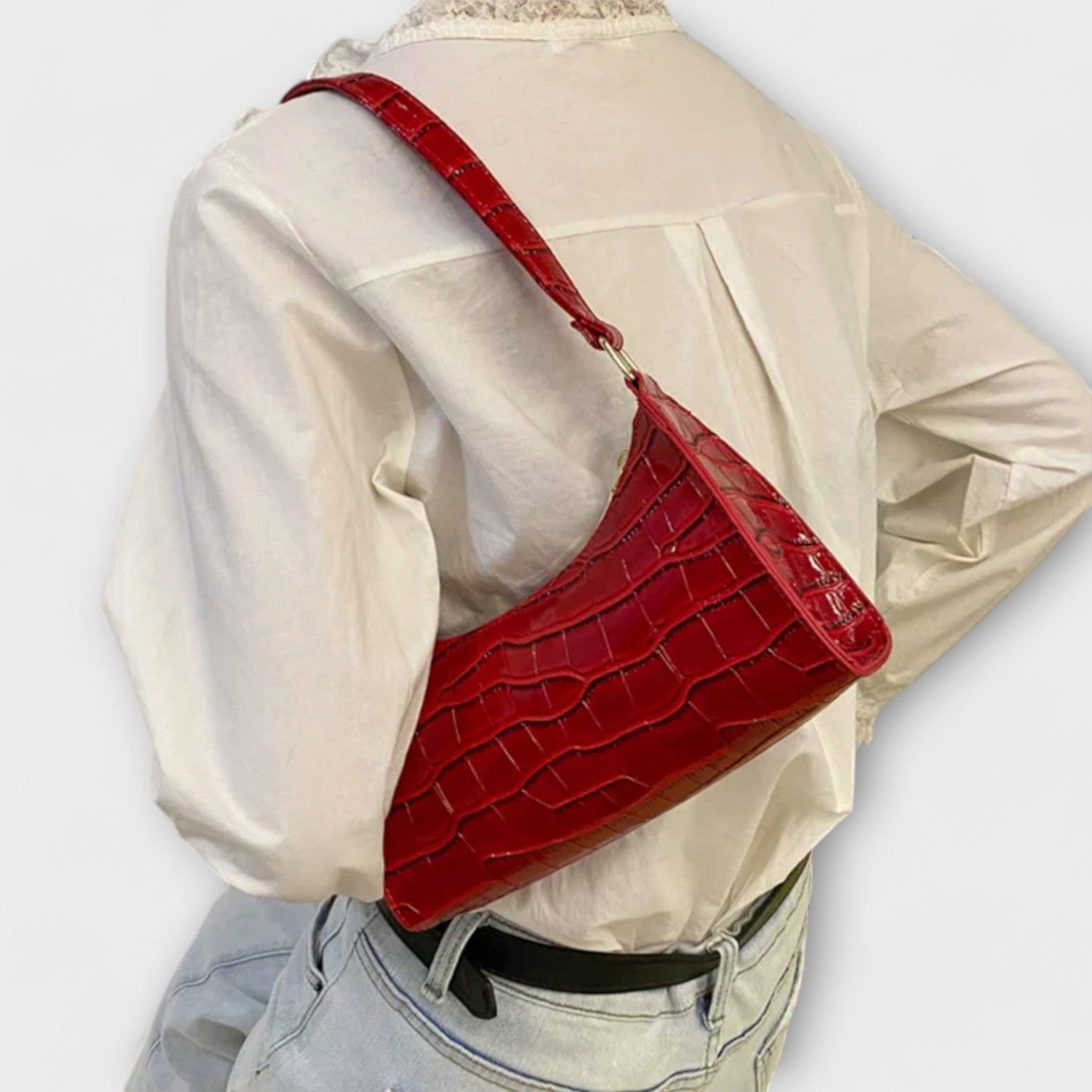 Sac en Cuir Femme avec Finition Brillante Lucyle