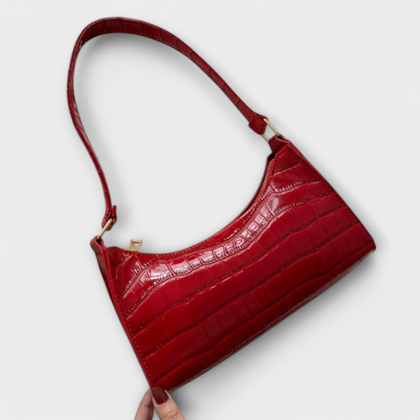 Sac en Cuir Femme avec Finition Brillante Lucyle