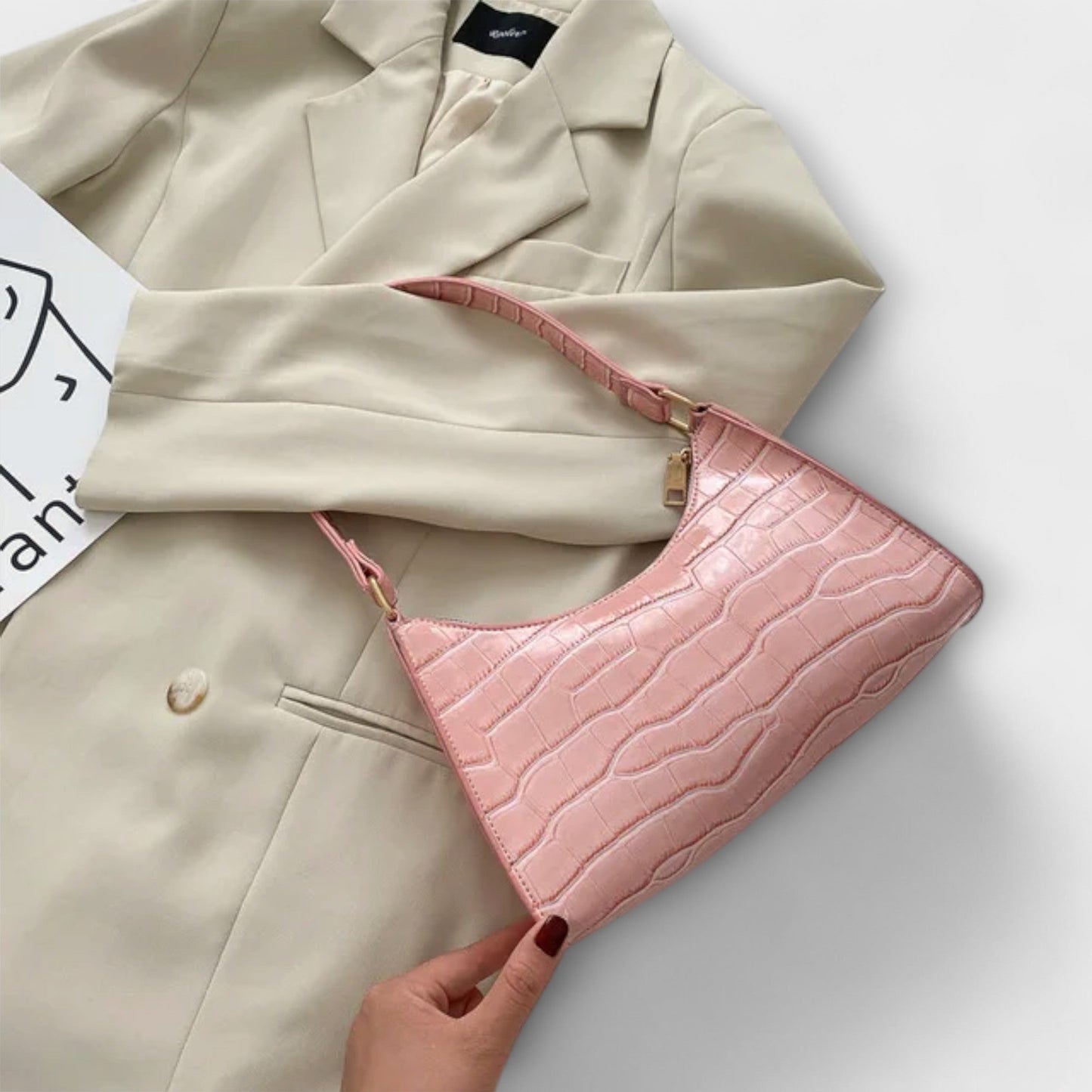 Sac en Cuir Femme avec Finition Brillante Lucyle