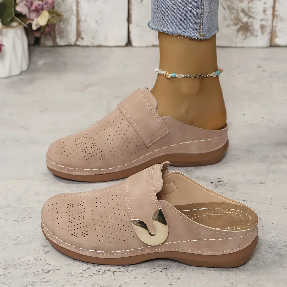 Sandales Compensées Femme avec Semelles Rembourrées Lucyle