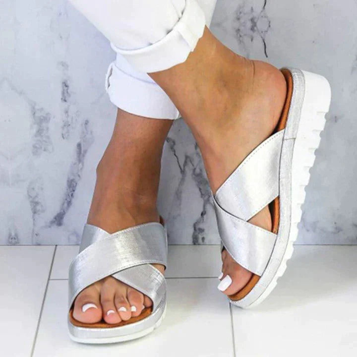 Sandales Femme Ergonomiques avec Semelle à Mémoire Lucyle