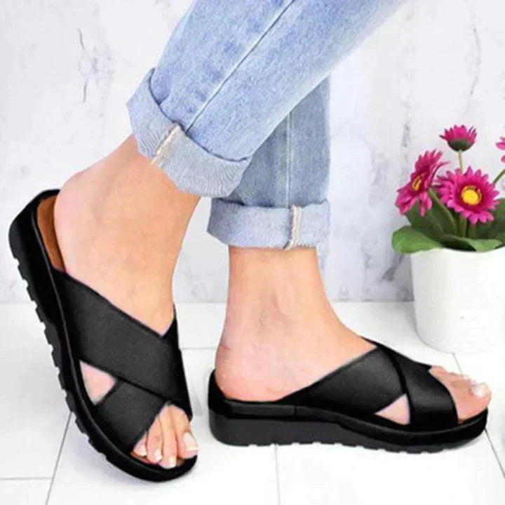 Sandales Femme Ergonomiques avec Semelle à Mémoire Lucyle