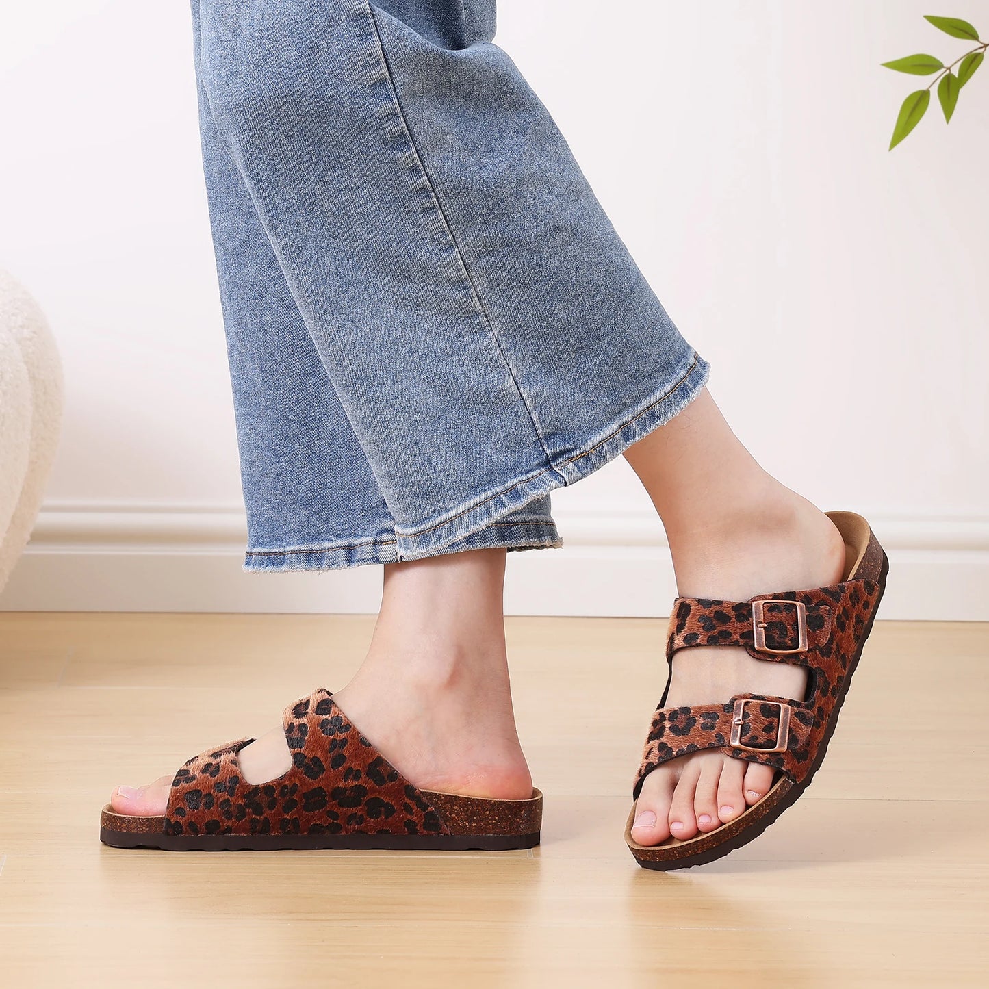 Sandales Femme avec Boucle Réglable et Semelle Antidérapante Lucyle